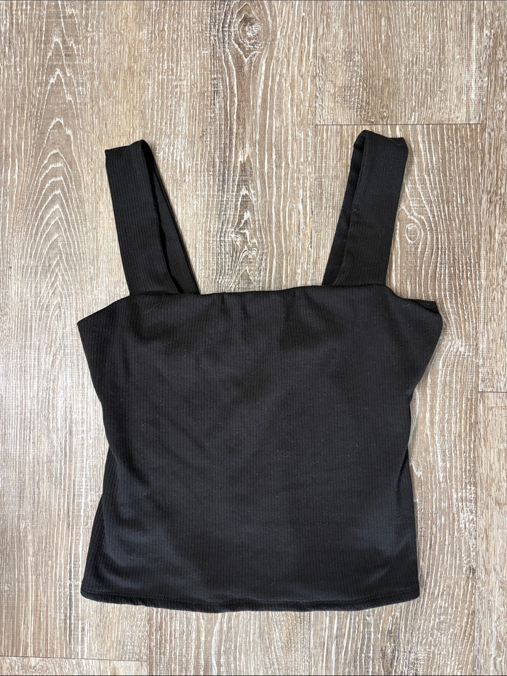 Evereve Square-Neck Ribbed Tank Top - Women